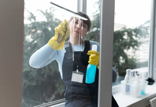 Nettoyage de vitres intérieures et extérieures à Courcôme